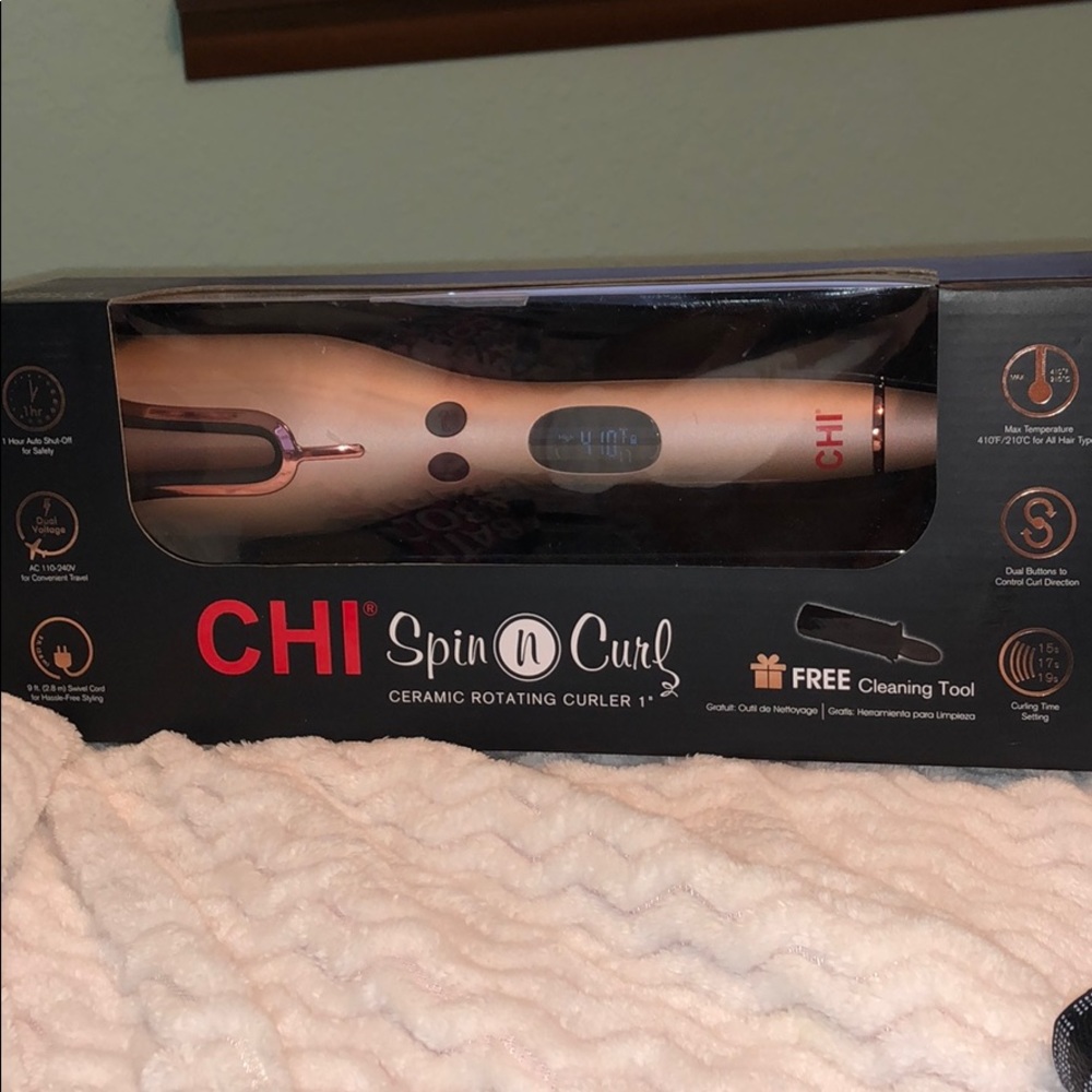 Chi spin and curl iron
